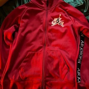 AIR JORDAN kids size 12-13 zip up sweater Large kids small size for women’s